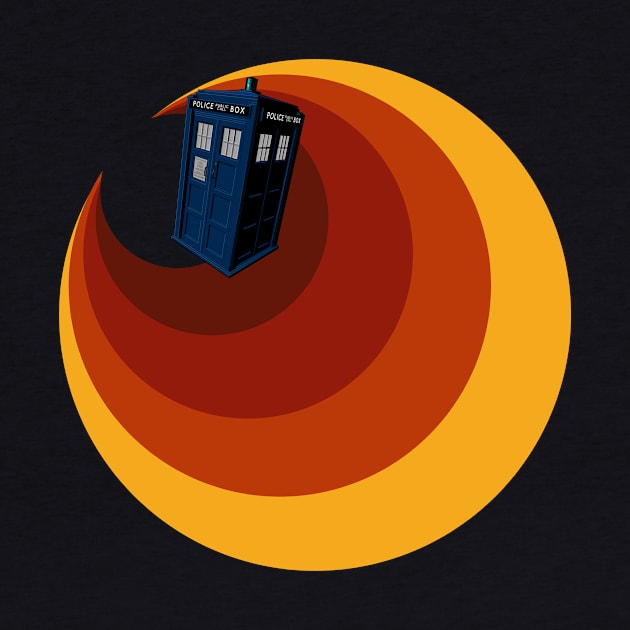 Tardis Retro Time Warp by SimonBreeze